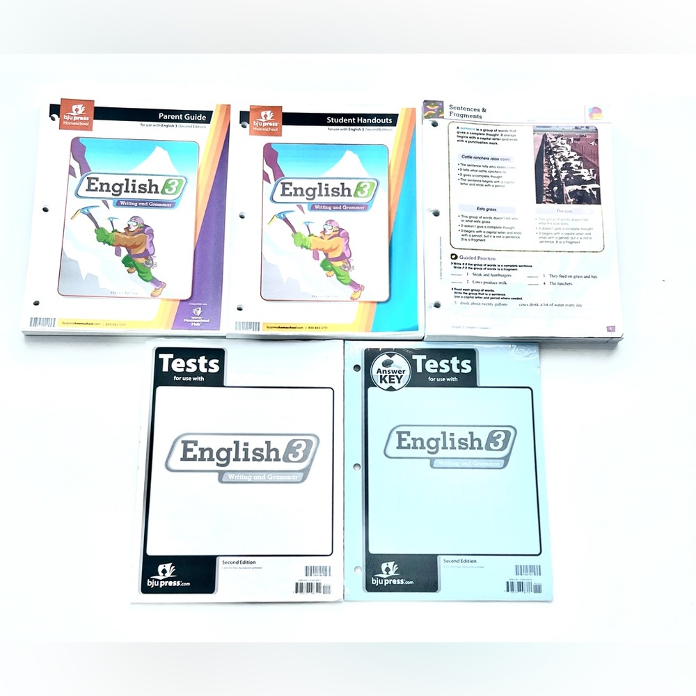 BJU PRESS HOMESCHOOL ENGLISH 3 (Second Edition)